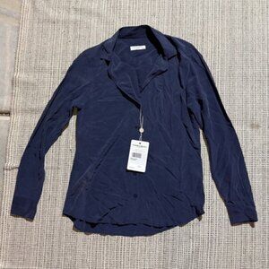 EQUIPMENT Women's Adalyn Blouse Size XS In Blue